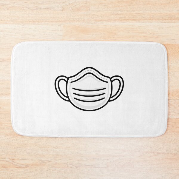 Item preview, White Protective Face Mask Icon designed and sold by VectorForge Studio.