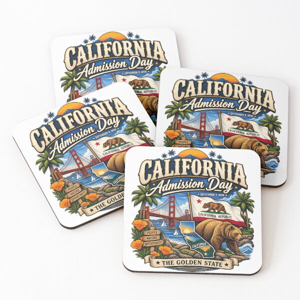 Item preview, California Admission Day 1850 Vintage Golden State Bear Retro T-Shirt designed and sold by Cellara91.