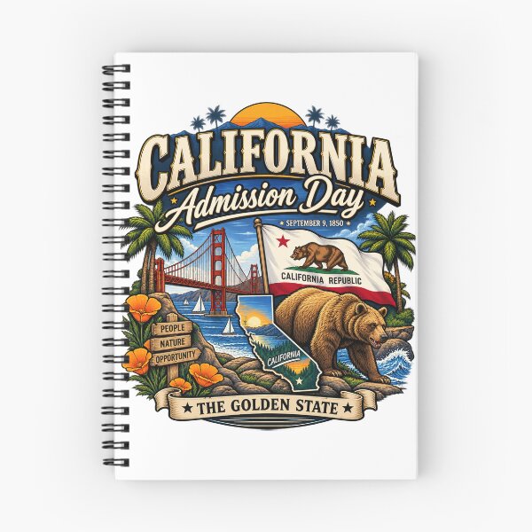 Item preview, California Admission Day 1850 Vintage Golden State Bear Retro T-Shirt designed and sold by Cellara91.