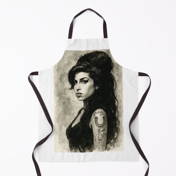Item preview, Amy Winehouse Portrait | Back to Black & Music Legend Art designed and sold by ConorKeeganArt.