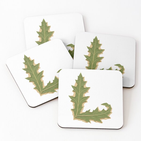 Item preview, Botanical Green Leaf Letter L designed and sold by ITCHAWAWAA.