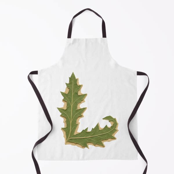 Item preview, Botanical Green Leaf Letter L designed and sold by ITCHAWAWAA.