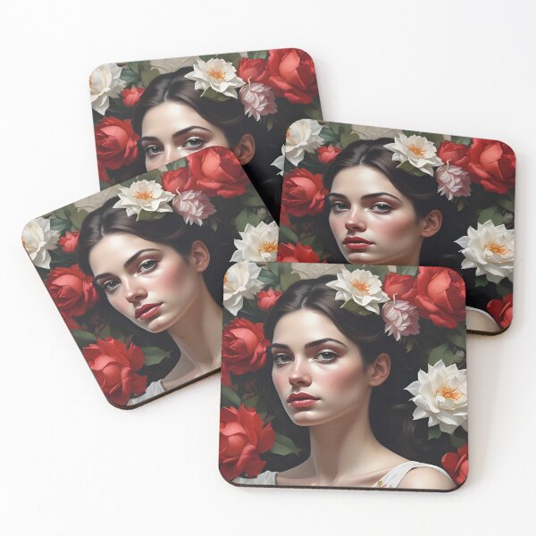 Item preview, Woman with flowers  designed and sold by MK26Designs.