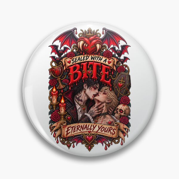 Item preview, DARK LOVE ❤️ - MONSTER ROMANCE COLLETION - VAMPIRE LOVE - SEALED WITH A BITE - ETERNALLY YOURS - GAY PRIDE designed and sold by WheelieGdArt.