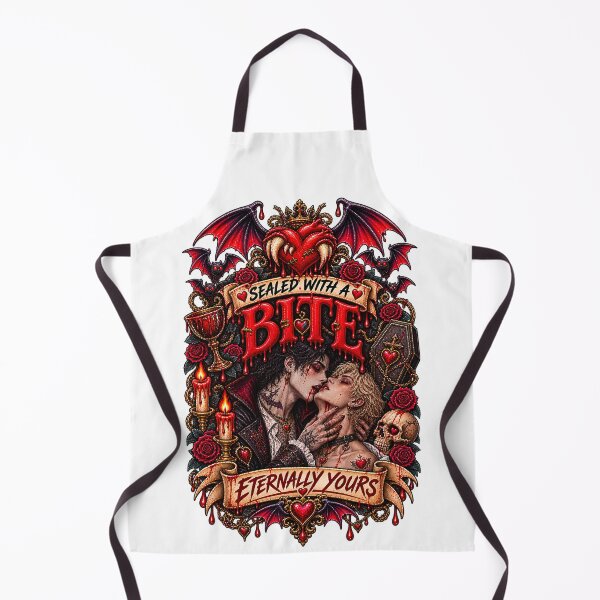 Item preview, DARK LOVE ❤️ - MONSTER ROMANCE COLLETION - VAMPIRE LOVE - SEALED WITH A BITE - ETERNALLY YOURS - GAY PRIDE designed and sold by WheelieGdArt.