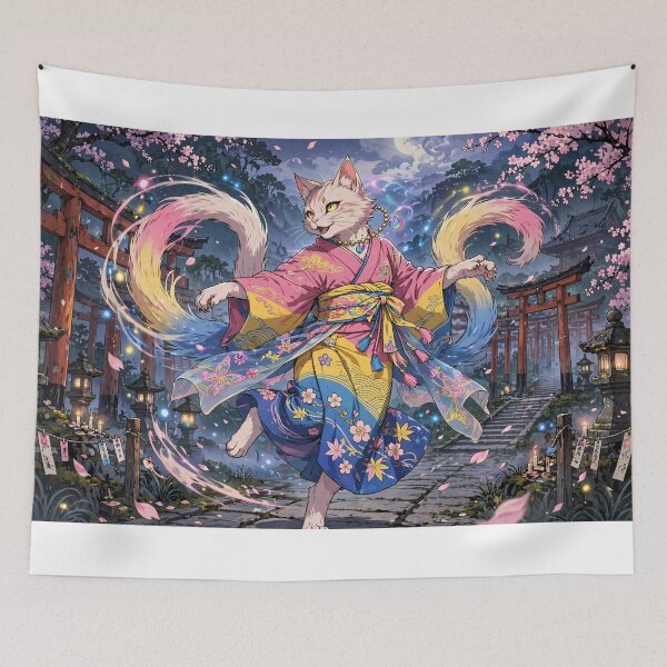 Item preview, pan bakeneko designed and sold by Bakeneko Wonders.