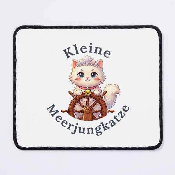 Artikelvorschau, Süße Katze Smilla - Kleine Meerjungkatze Maritim entworfen und verkauft von 1smillaundfiete.