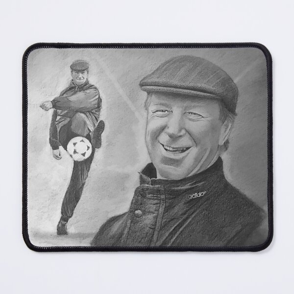 Item preview, Jack Charlton Portrait | Ireland Football Legend Drawing Art designed and sold by ConorKeeganArt.