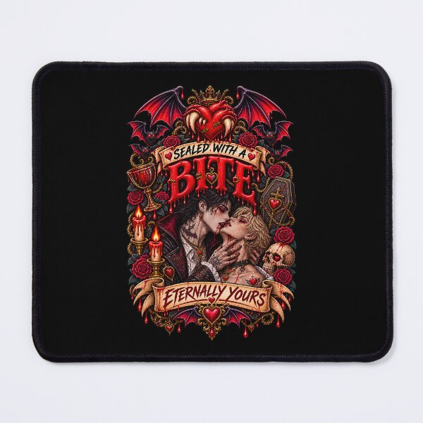 Item preview, DARK LOVE ❤️ - MONSTER ROMANCE COLLETION - VAMPIRE LOVE - SEALED WITH A BITE - ETERNALLY YOURS - GAY PRIDE v2 designed and sold by WheelieGdArt.