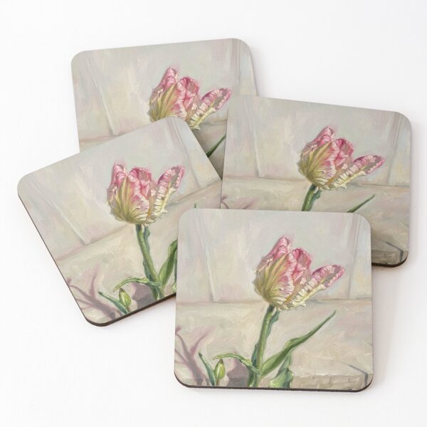 Item preview, Pink Parrot Tulip Oil Painting designed and sold by SofiaByCruti.