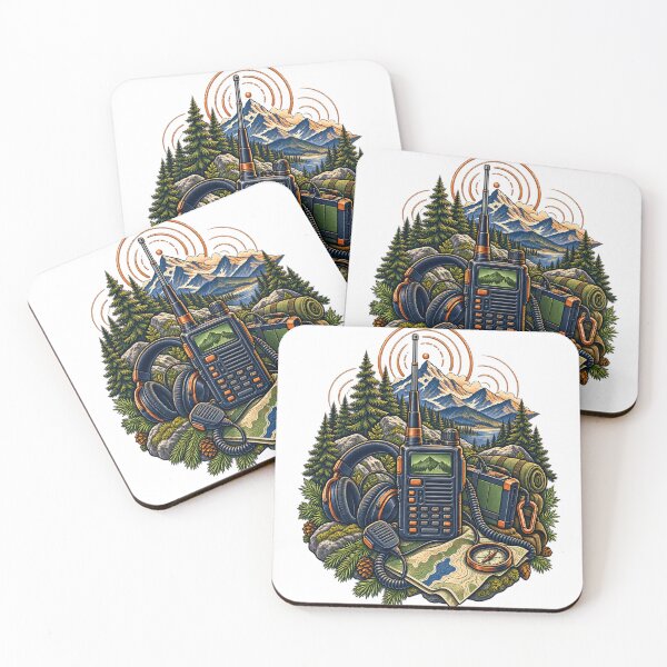 Item preview, Decorative Field Radio Station Adventure Art designed and sold by UrbanCanvvas.