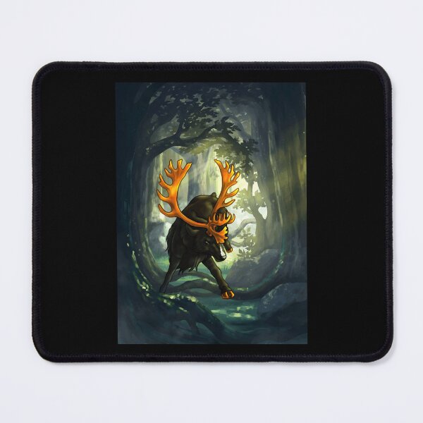 Item preview, Mysterious Forest Creature with Majestic Antlers designed and sold by Catsi-Nook-Art.