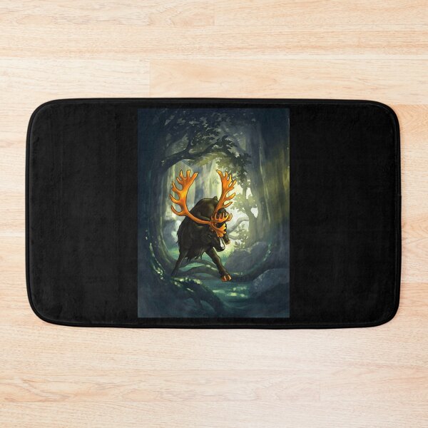Item preview, Mysterious Forest Creature with Majestic Antlers designed and sold by Catsi-Nook-Art.