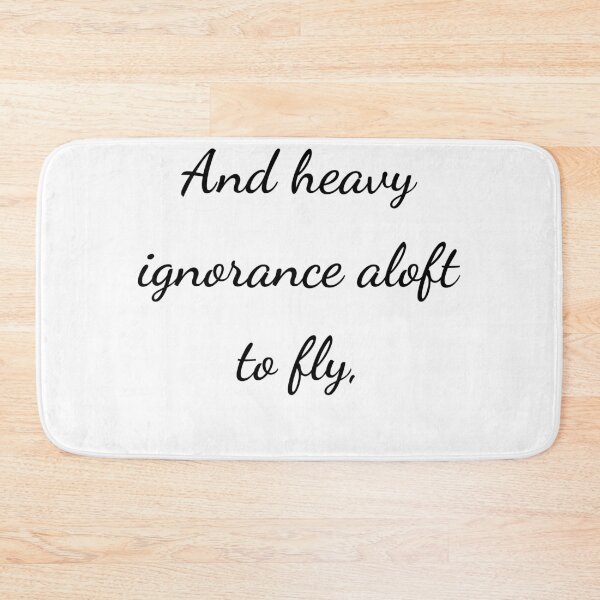Item preview, “And heavy ignorance aloft to fly,” - handwriting black designed and sold by ariksworld.