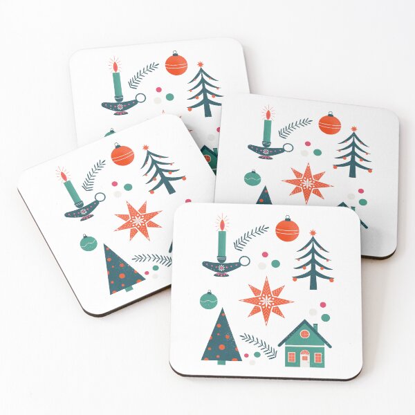 Item preview, Red, white and green Scandinavian Christmas designed and sold by Home Cyn Home.