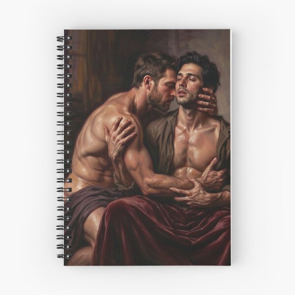 Item preview, Eternal Embrace - Male Figurative Fine Art Print designed and sold by Seduction-art.