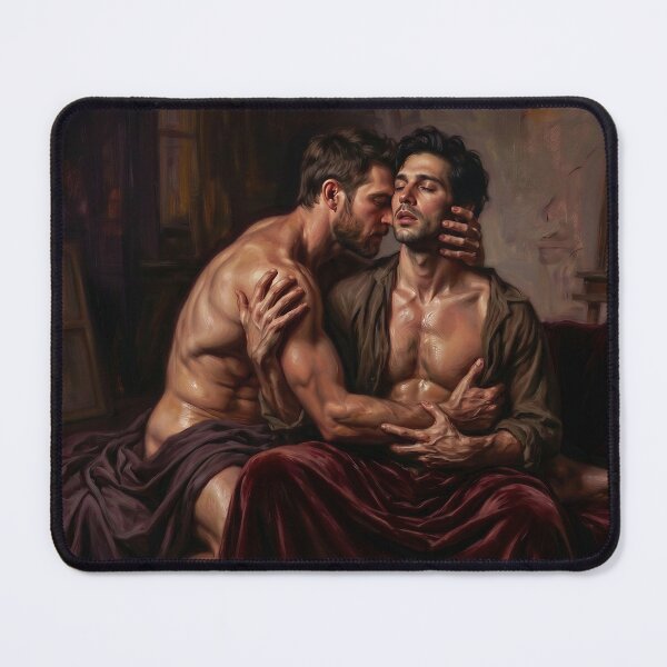 Item preview, Eternal Embrace - Male Figurative Fine Art Print designed and sold by Seduction-art.