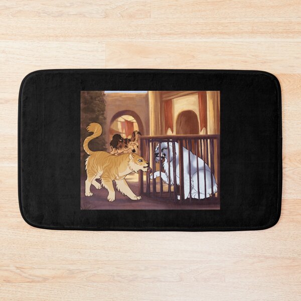 Item preview, Wild Animal Adventure Scene with Lion and Tiger designed and sold by Catsi-Nook-Art.