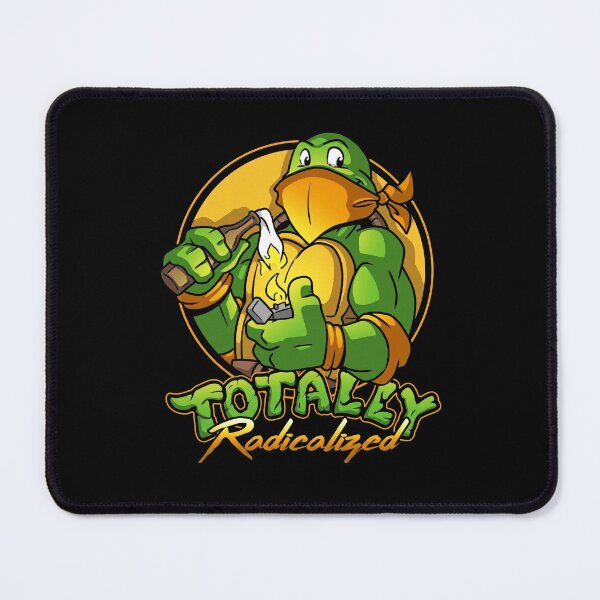 Item preview, Totally Radicalized Green Turtle Funny Retro Cartoon designed and sold by OddPopARt.