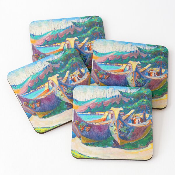 Item preview, War Canoes, Alert Bay by Emily Carr (1912) designed and sold by Vernissage-dart.