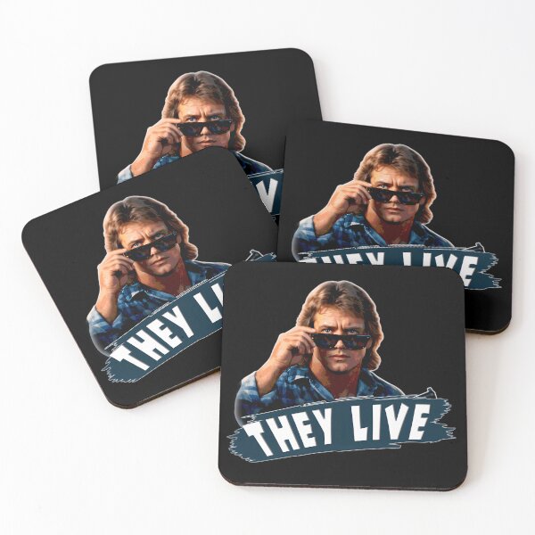 Item preview, They Live Inspired Sci Fi Horror Retro Design designed and sold by OlenCollier.