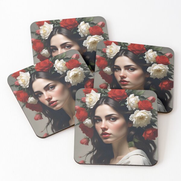 Item preview, Woman with flowers  designed and sold by MK26Designs.