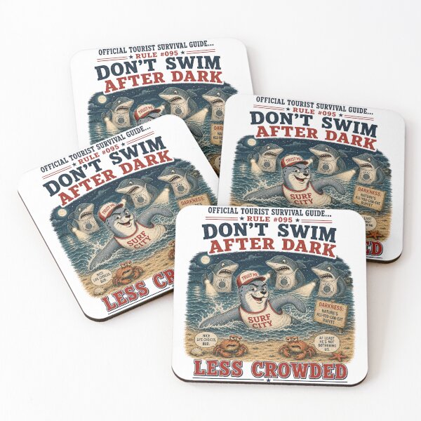 Item preview, Official Tourist Survival Guide - Less Crowded designed and sold by Pepper's Ink & Stitch.