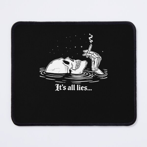 Item preview, It's All Lies Gothic Skeleton Art designed and sold by PixlCrypt.