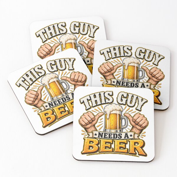 Item preview, This guy needs a beer designed and sold by Threadquarters.