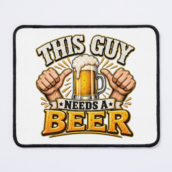 Item preview, This guy needs a beer designed and sold by Threadquarters.
