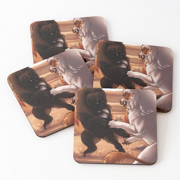 Item preview, Epic Battle of Lions in Colosseum Style designed and sold by Catsi-Nook-Art.