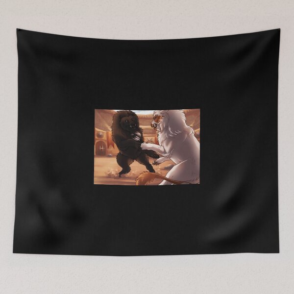 Item preview, Epic Battle of Lions in Colosseum Style designed and sold by Catsi-Nook-Art.