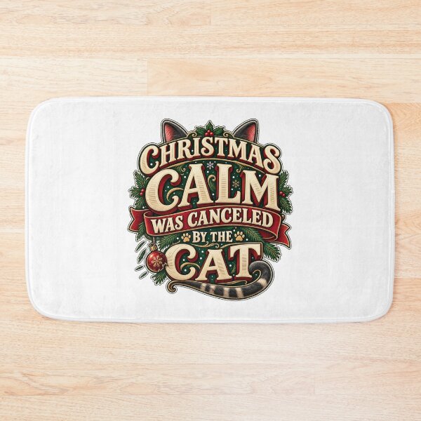 Item preview, Christmas Calm Canceled By The Cat designed and sold by FZ Studio .