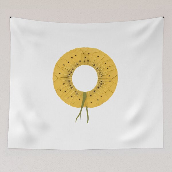 Item preview, Vintage Botanical Yellow Petal Letter O designed and sold by ITCHAWAWAA.