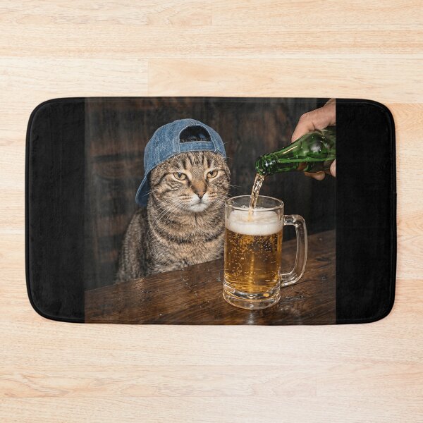 Item preview,  Cat Beer Smoking Meme  designed and sold by BASKF.