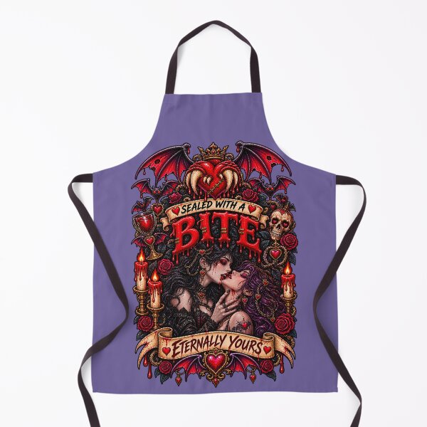 Item preview, DARK LOVE ❤️ - MONSTER ROMANCE COLLETION - VAMPIRE LOVE - SEALED WITH A BITE - ETERNALLY YOURS - LESBIAN PRIDE v3 designed and sold by WheelieGdArt.