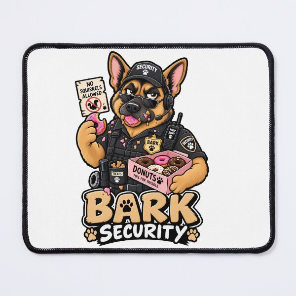 Item preview, Bark A Security German Shepherd | Funny Donut GSD Guard Dog designed and sold by KnrNazimTHRE4DS.
