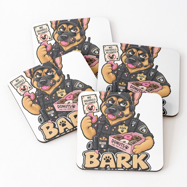 Item preview, Bark A Security German Shepherd | Funny Donut GSD Guard Dog designed and sold by KnrNazimTHRE4DS.
