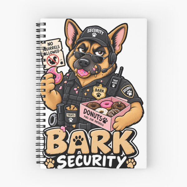 Artikelvorschau, Bark A Security German Shepherd | Funny Donut GSD Guard Dog entworfen und verkauft von KnrNazimTHRE4DS.