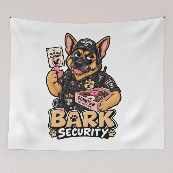 Item preview, Bark A Security German Shepherd | Funny Donut GSD Guard Dog designed and sold by KnrNazimTHRE4DS.