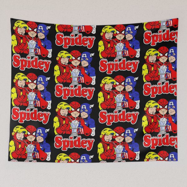 Item preview, Spidey Funny Cartoon Movie Drinking from One Cup designed and sold by OddPopARt.