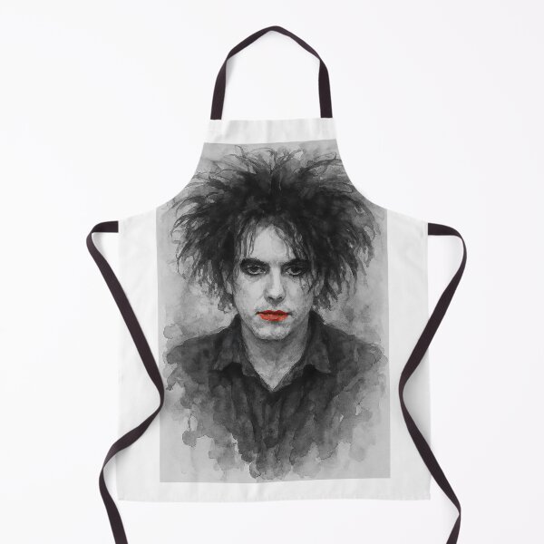Item preview, Robert Smith Portrait | The Cure & Gothic Music Watercolour Art designed and sold by ConorKeeganArt.
