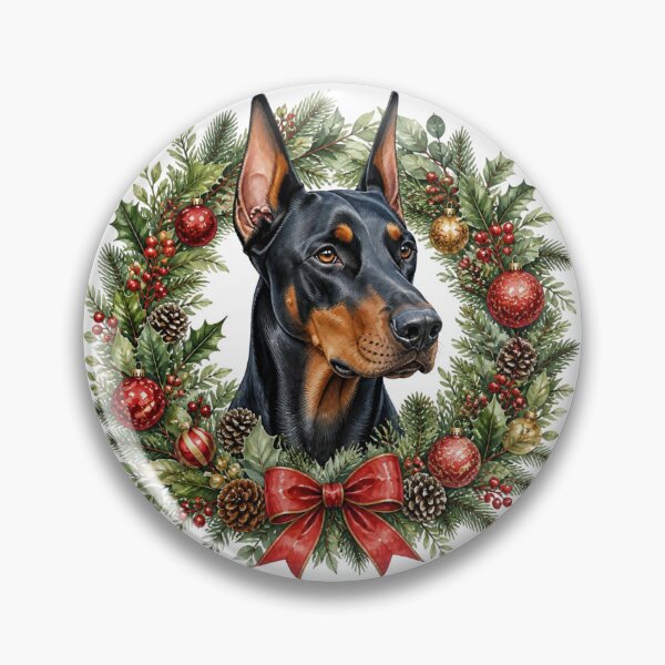 Item preview, Doberman Christmas  designed and sold by MoonMonkeyNbear.