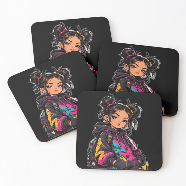 Item preview, Vibrant Streetwear Style Girl designed and sold by Kochainn.