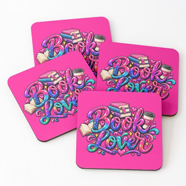 Item preview, Book Lover Colorful Glitter Typography designed and sold by Hari Arts.