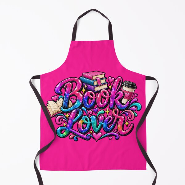 Item preview, Book Lover Colorful Glitter Typography designed and sold by Hari Arts.