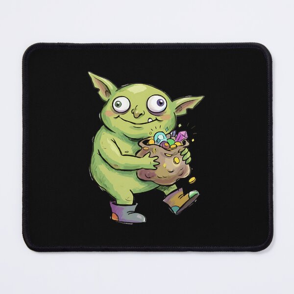 Item preview, Loot Goblin Hoarding Treasure Quirky Fantasy RPG designed and sold by korymorsevv.