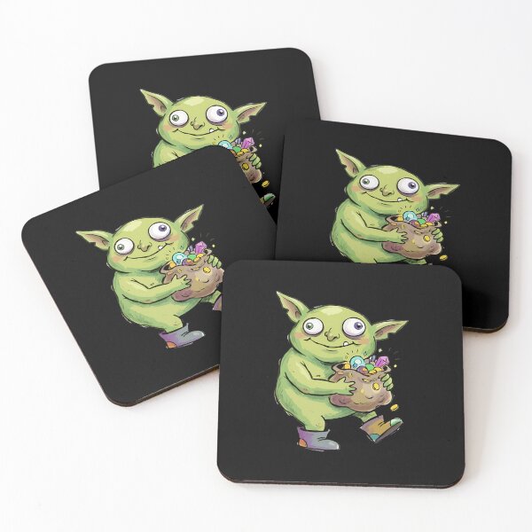 Item preview, Loot Goblin Hoarding Treasure Quirky Fantasy RPG designed and sold by korymorsevv.