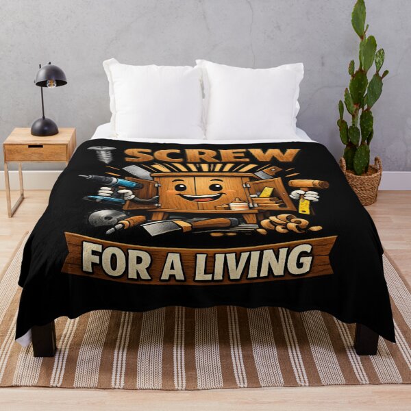 Item preview, I Screw For A Living – Funny Woodworker & Carpenter Workshop designed and sold by SidTastic .