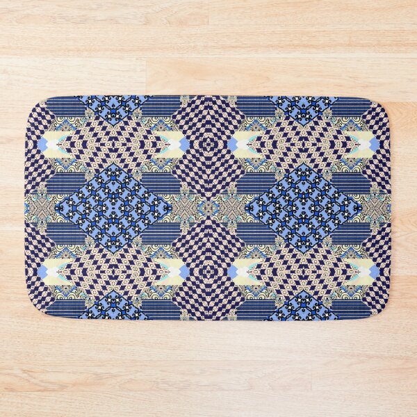 Item preview, Indigo Heritage – Geometric mosaic pattern inspired by Africa designed and sold by Chamalion.
